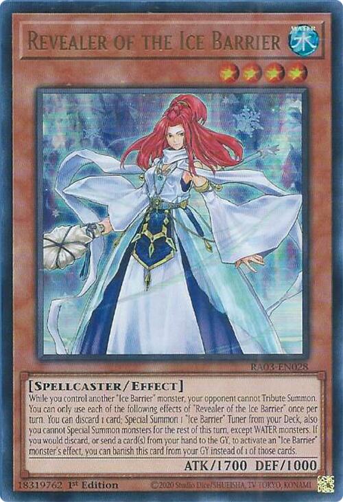 Revealer of the Ice Barrier (UR) [RA03-EN028] Ultra Rare | Cracking-Singles