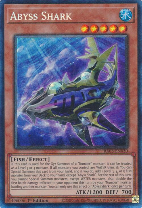 Abyss Shark (CR) [RA03-EN030] Prismatic Collector's Rare | Cracking-Singles