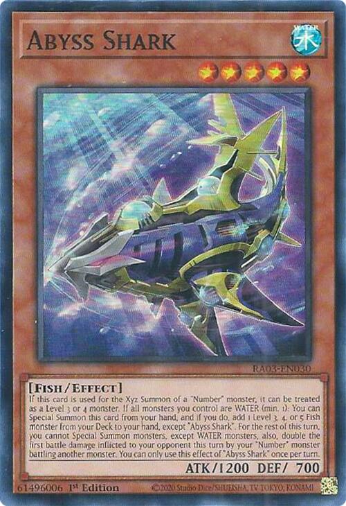 Abyss Shark [RA03-EN030] Super Rare | Cracking-Singles