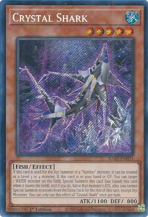 Crystal Shark (Secret Rare) [RA03-EN031] Secret Rare | Cracking-Singles