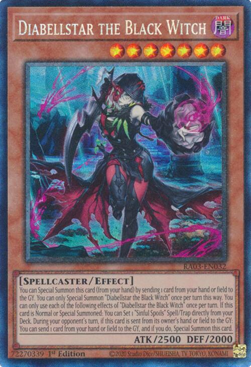 Diabellstar the Black Witch (CR) [RA03-EN032] Prismatic Collector's Rare | Cracking-Singles