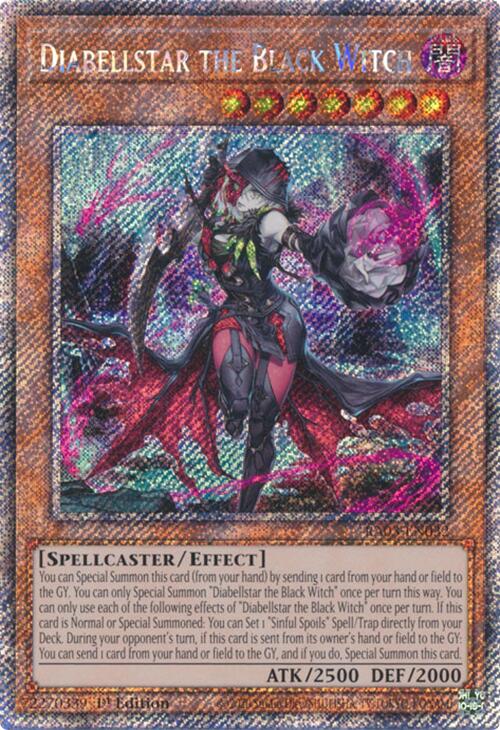 Diabellstar the Black Witch (Platinum Secret Rare) [RA03-EN032] Platinum Secret Rare | Cracking-Singles