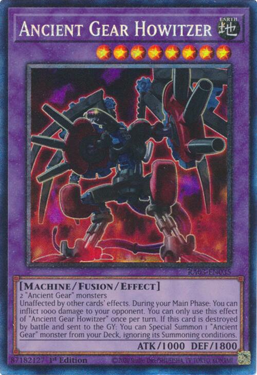 Ancient Gear Howitzer (CR) [RA03-EN035] Prismatic Collector's Rare | Cracking-Singles