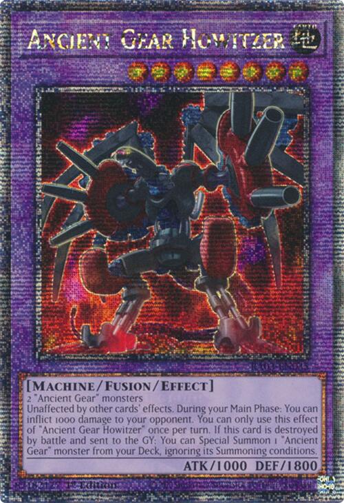 Ancient Gear Howitzer (Quarter Century Secret Rare) [RA03-EN035] Quarter Century Secret Rare | Cracking-Singles