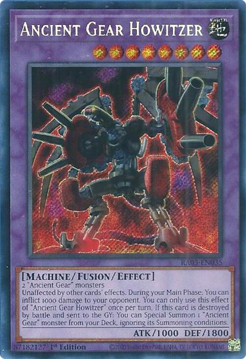 Ancient Gear Howitzer (Secret Rare) [RA03-EN035] Secret Rare | Cracking-Singles