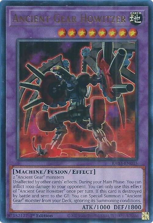 Ancient Gear Howitzer (UR) [RA03-EN035] Ultra Rare | Cracking-Singles