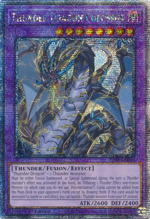 Thunder Dragon Colossus (Quarter Century Secret Rare) [RA03-EN036] Quarter Century Secret Rare | Cracking-Singles