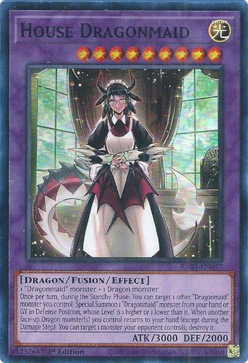 House Dragonmaid [RA03-EN037] Super Rare | Cracking-Singles