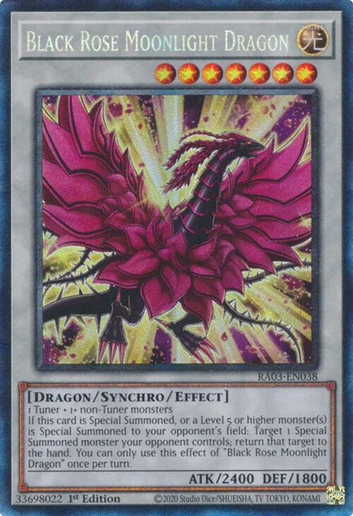 Black Rose Moonlight Dragon (CR) [RA03-EN038] Prismatic Collector's Rare | Cracking-Singles