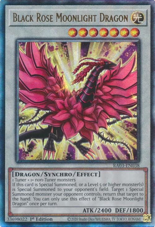 Black Rose Moonlight Dragon (UTR) [RA03-EN038] Prismatic Ultimate Rare | Cracking-Singles