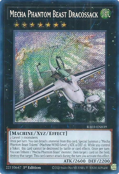 Mecha Phantom Beast Dracossack (Secret Rare) [RA03-EN039] Secret Rare | Cracking-Singles