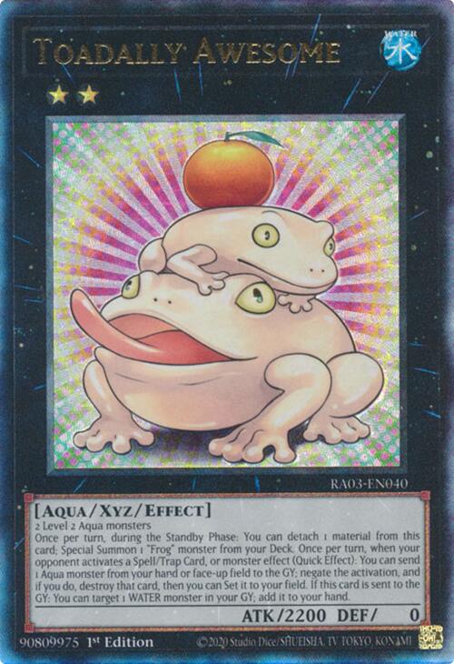 Toadally Awesome (UTR) [RA03-EN040] Prismatic Ultimate Rare | Cracking-Singles