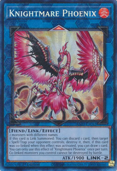 Knightmare Phoenix (CR) [RA03-EN042] Prismatic Collector's Rare | Cracking-Singles