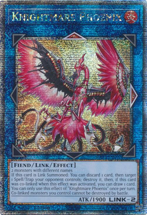 Knightmare Phoenix (Quarter Century Secret Rare) [RA03-EN042] Quarter Century Secret Rare | Cracking-Singles