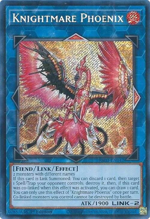 Knightmare Phoenix (Secret Rare) [RA03-EN042] Secret Rare | Cracking-Singles