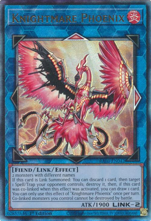 Knightmare Phoenix (UTR) [RA03-EN042] Prismatic Ultimate Rare | Cracking-Singles