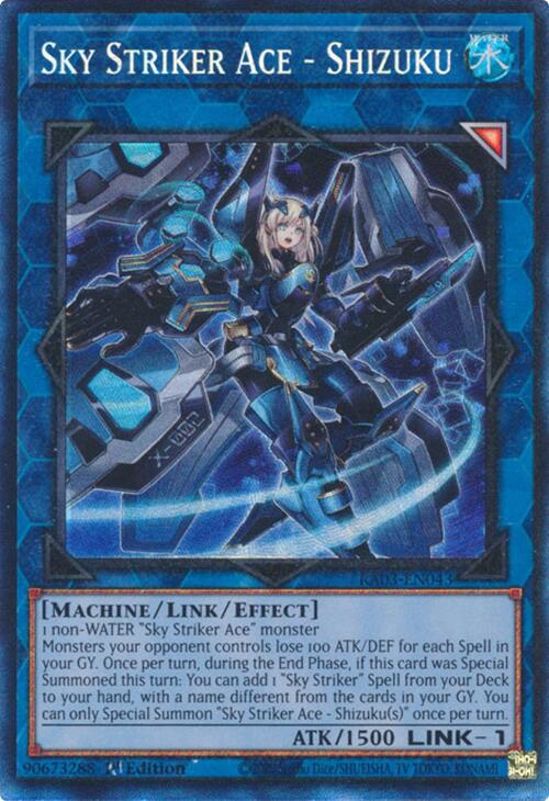 Sky Striker Ace - Shizuku (CR) [RA03-EN043] Prismatic Collector's Rare | Cracking-Singles