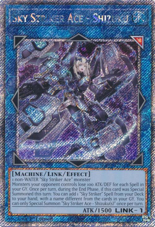 Sky Striker Ace - Shizuku (Platinum Secret Rare) [RA03-EN043] Platinum Secret Rare | Cracking-Singles