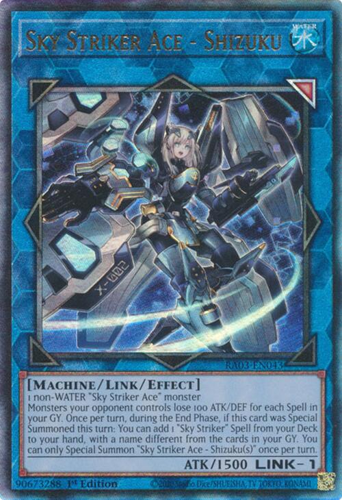 Sky Striker Ace - Shizuku (UTR) [RA03-EN043] Prismatic Ultimate Rare | Cracking-Singles