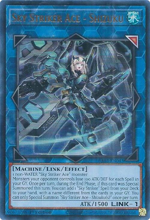 Sky Striker Ace - Shizuku (UR) [RA03-EN043] Ultra Rare | Cracking-Singles