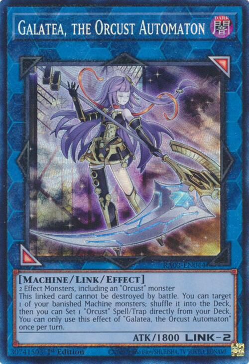 Galatea, the Orcust Automaton (CR) [RA03-EN044] Prismatic Collector's Rare | Cracking-Singles