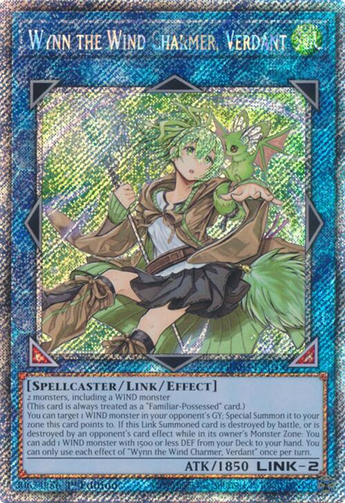 Wynn the Wind Charmer, Verdant (Platinum Secret Rare) [RA03-EN045] Platinum Secret Rare | Cracking-Singles