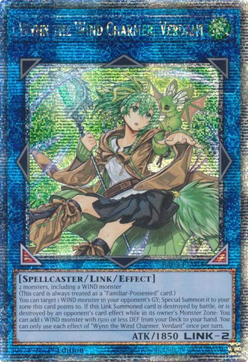 Wynn the Wind Charmer, Verdant (Quarter Century Secret Rare) [RA03-EN045] Quarter Century Secret Rare | Cracking-Singles