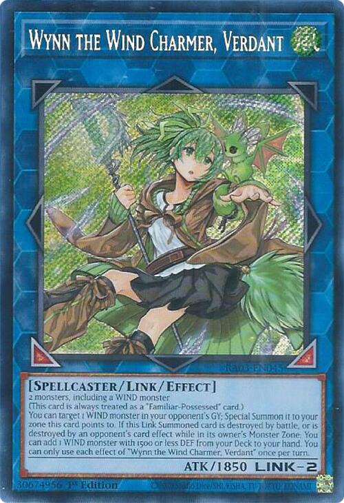 Wynn the Wind Charmer, Verdant (Secret Rare) [RA03-EN045] Secret Rare | Cracking-Singles