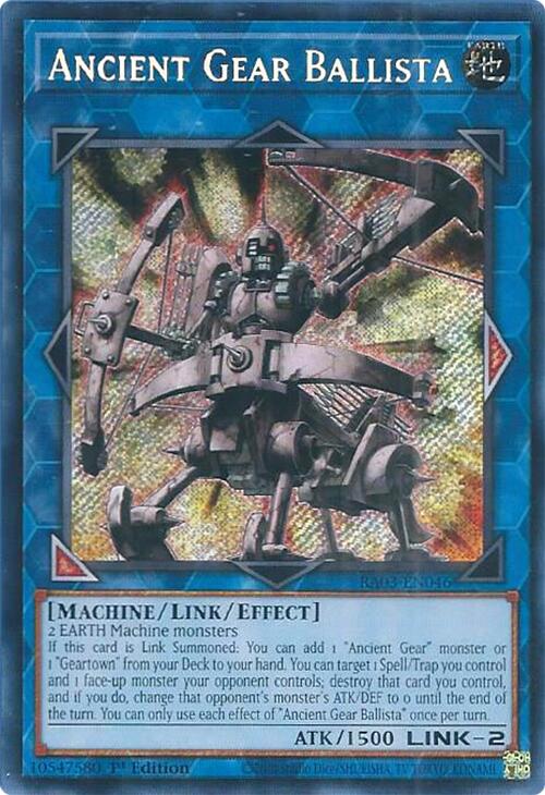 Ancient Gear Ballista (Secret Rare) [RA03-EN046] Secret Rare | Cracking-Singles