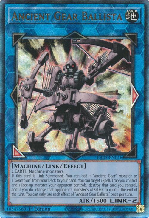 Ancient Gear Ballista (UTR) [RA03-EN046] Prismatic Ultimate Rare | Cracking-Singles