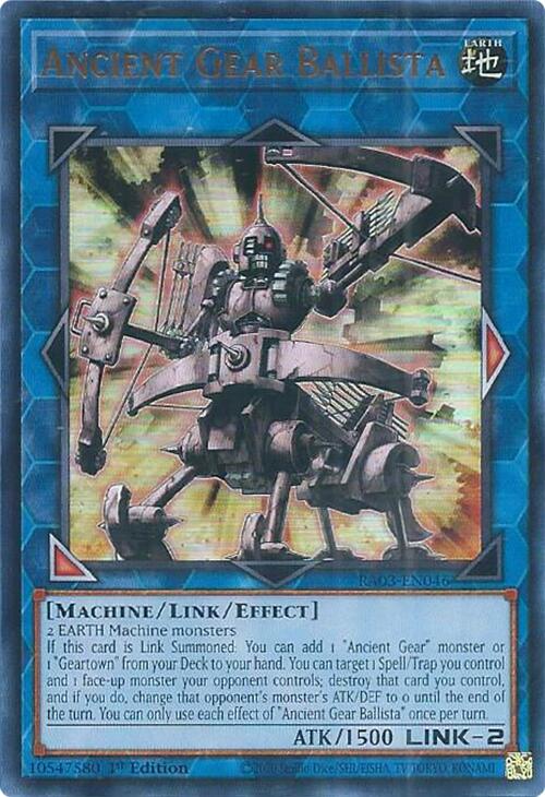 Ancient Gear Ballista (UR) [RA03-EN046] Ultra Rare | Cracking-Singles