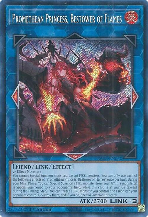 Promethean Princess, Bestower of Flames (Secret Rare) [RA03-EN050] Secret Rare | Cracking-Singles