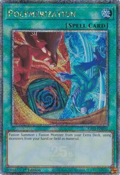 Polymerization (Quarter Century Secret Rare) [RA03-EN051] Quarter Century Secret Rare | Cracking-Singles