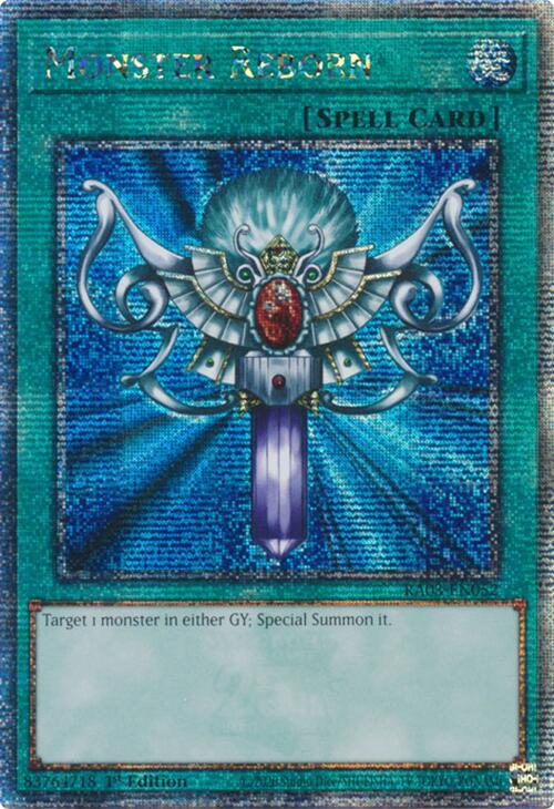 Monster Reborn (Quarter Century Secret Rare) [RA03-EN052] Quarter Century Secret Rare | Cracking-Singles