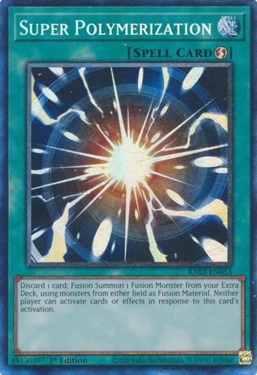 Super Polymerization (CR) [RA03-EN053] Prismatic Collector's Rare | Cracking-Singles