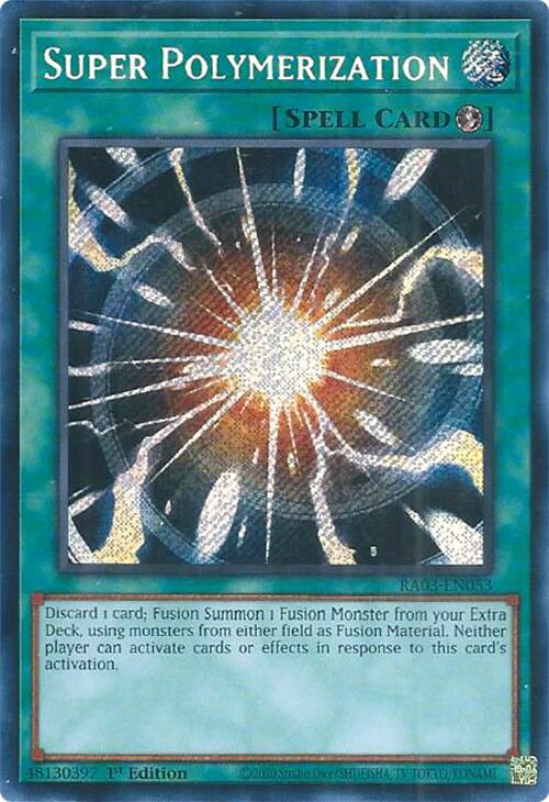 Super Polymerization (Secret Rare) [RA03-EN053] Secret Rare | Cracking-Singles