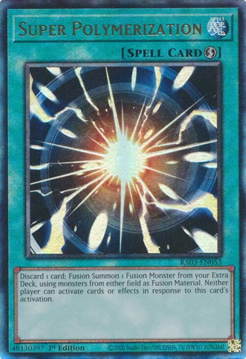 Super Polymerization (UTR) [RA03-EN053] Prismatic Ultimate Rare | Cracking-Singles