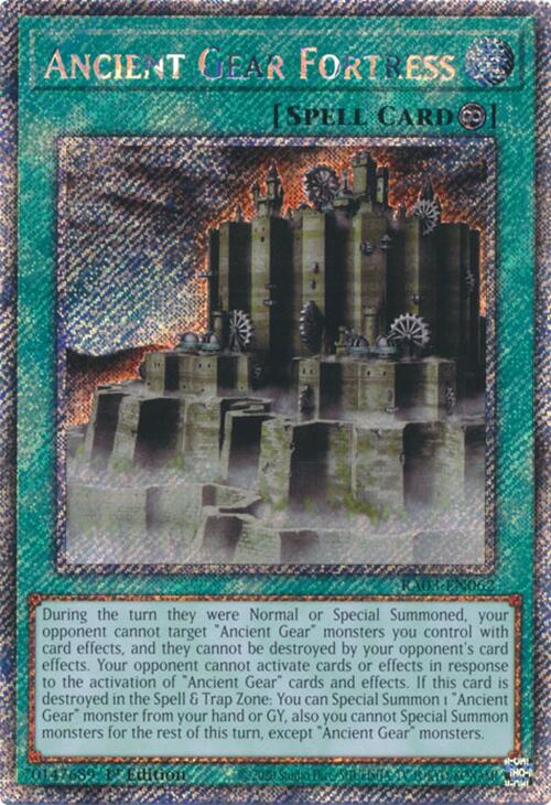 Ancient Gear Fortress (Platinum Secret Rare) [RA03-EN062] Platinum Secret Rare | Cracking-Singles