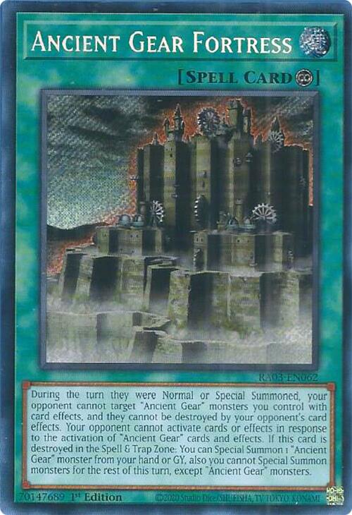 Ancient Gear Fortress (Secret Rare) [RA03-EN062] Secret Rare | Cracking-Singles