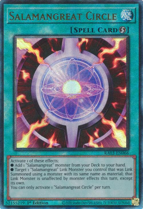 Salamangreat Circle (UTR) [RA03-EN066] Prismatic Ultimate Rare | Cracking-Singles