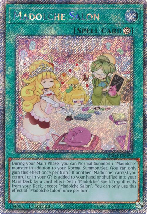 Madolche Salon (Platinum Secret Rare) [RA03-EN069] Platinum Secret Rare | Cracking-Singles