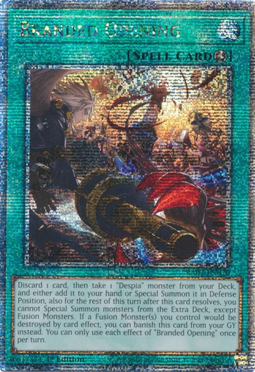 Branded Opening (Quarter Century Secret Rare) [RA03-EN070] Quarter Century Secret Rare | Cracking-Singles