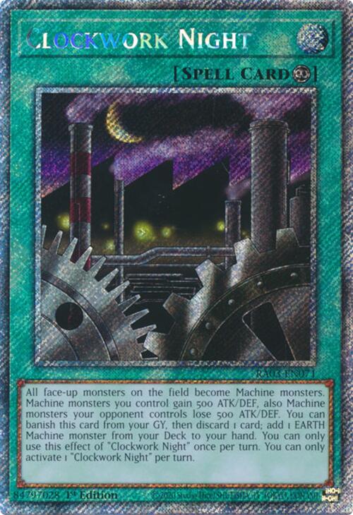 Clockwork Night (Platinum Secret Rare) [RA03-EN071] Platinum Secret Rare | Cracking-Singles