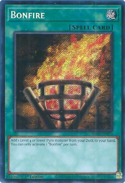 Bonfire (Secret Rare) [RA03-EN073] Secret Rare | Cracking-Singles