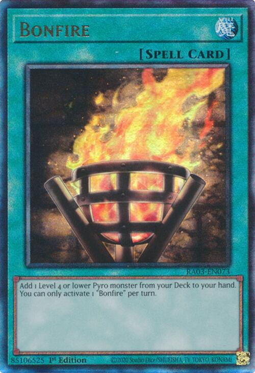 Bonfire (UTR) [RA03-EN073] Prismatic Ultimate Rare | Cracking-Singles