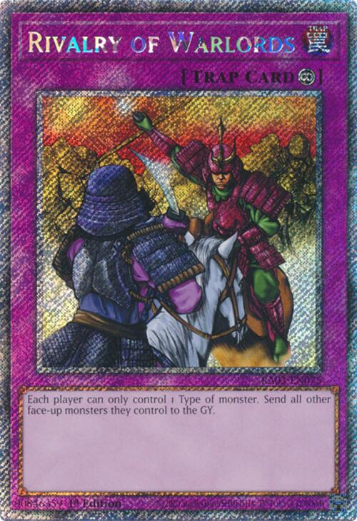 Rivalry of Warlords (Platinum Secret Rare) [RA03-EN075] Platinum Secret Rare | Cracking-Singles