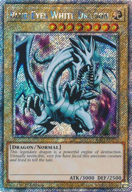 Blue-Eyes White Dragon (Platinum Secret Rare) [RA03-EN079] Platinum Secret Rare | Cracking-Singles