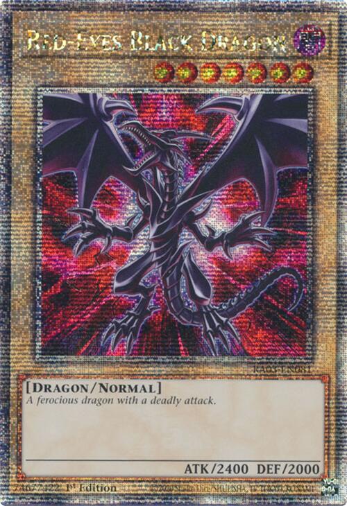 Red-Eyes Black Dragon (Quarter Century Secret Rare) [RA03-EN081] Quarter Century Secret Rare | Cracking-Singles