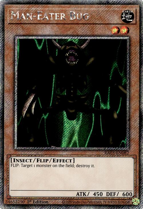 Man-Eater Bug (Platinum Secret Rare) [RA03-EN082] Platinum Secret Rare | Cracking-Singles