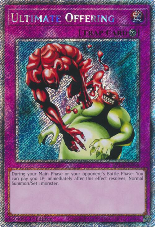 Ultimate Offering (Platinum Secret Rare) [RA03-EN088] Platinum Secret Rare | Cracking-Singles